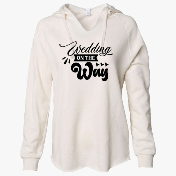 Wedding on the Way Wave Wash Hooded Sweatshirt Thumbnail