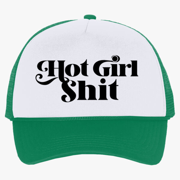 Hot Girl Foam Mesh Back Trucker Cap Thumbnail