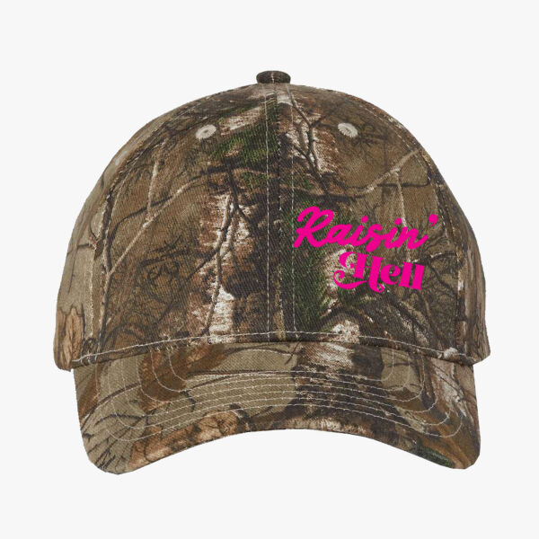 Raisin' Hell Licensed Camo Cap Thumbnail
