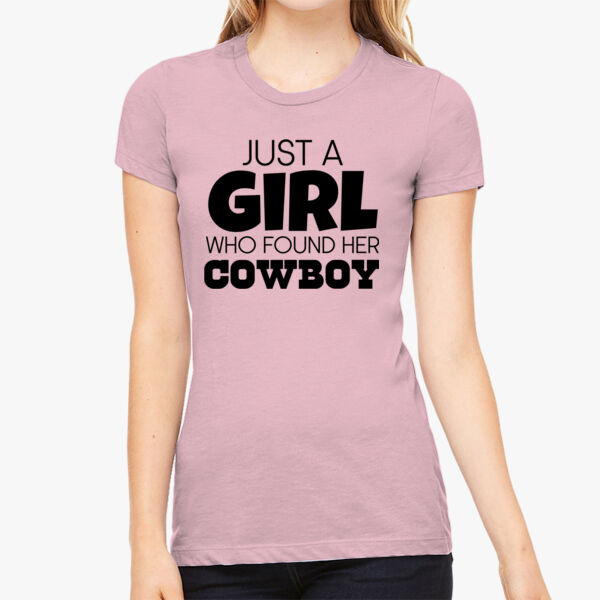 Just a girl slim fit tee Thumbnail