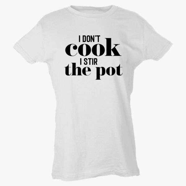 I don't cook  jersey classic fit t shirt Thumbnail