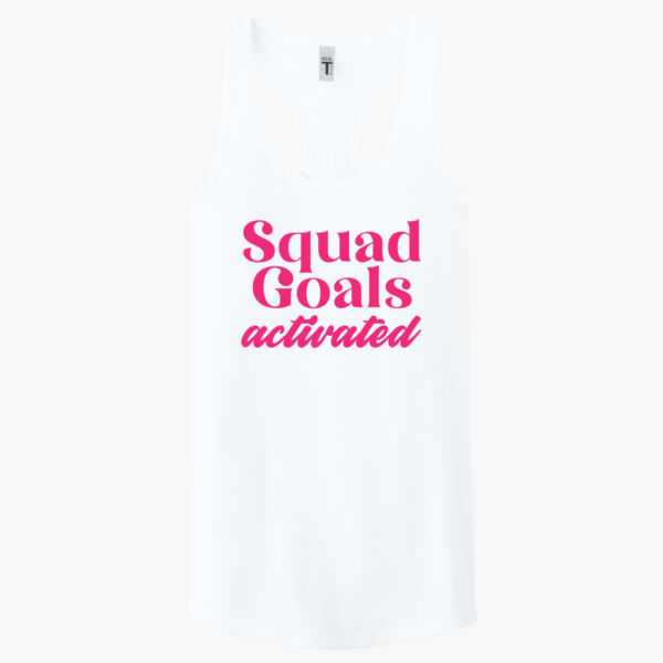 Babes beaches and besties racerback tank Thumbnail