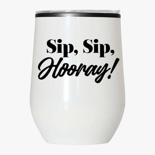 Sip Sip oz stemless wine tumbler with lid Thumbnail