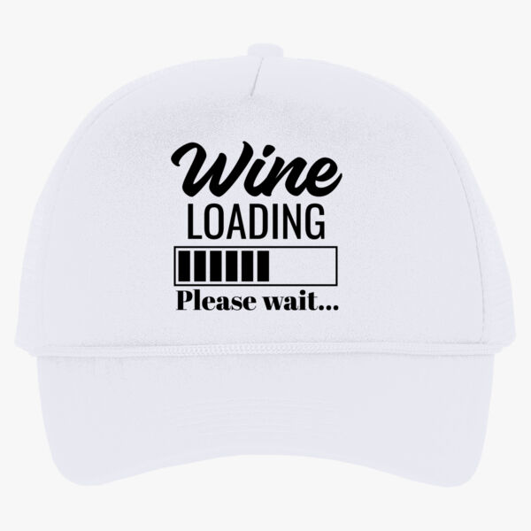 Wine Loading Foam mesh back trucker cap  Thumbnail