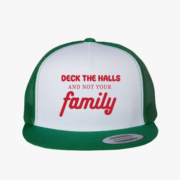 Deck the Halls five panel classic trucker cap Thumbnail