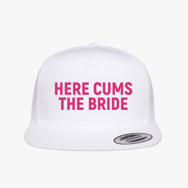 Here Cums the Bride Trucker Cap Thumbnail