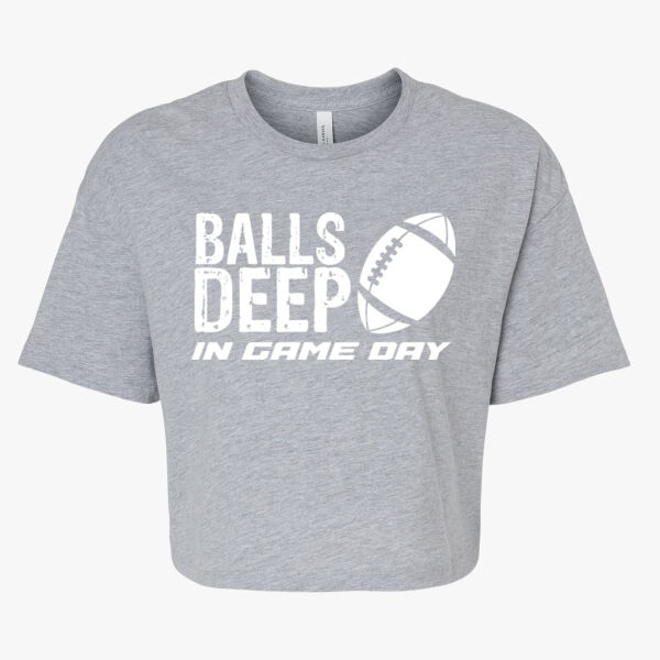Balls Deep Jersey Crop Tee Thumbnail